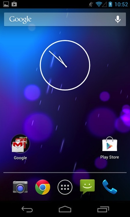 s Màn hình chủ mặc định của Android