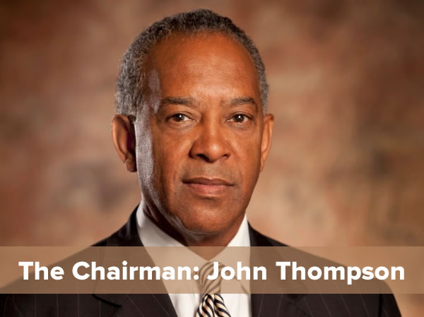 Thay thế cho ông Bill Gates ở ghế Chủ tịch Hội đồng quản trị là ông John Thompson