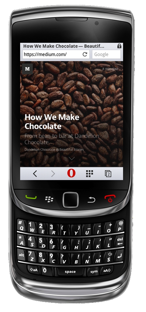 Opera Mini 8 tối ưu cho điện thoại cơ bản