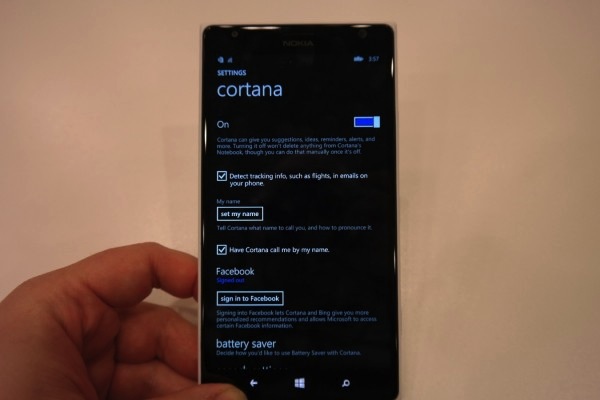 Cài đặt các thiết lập trong Cortana