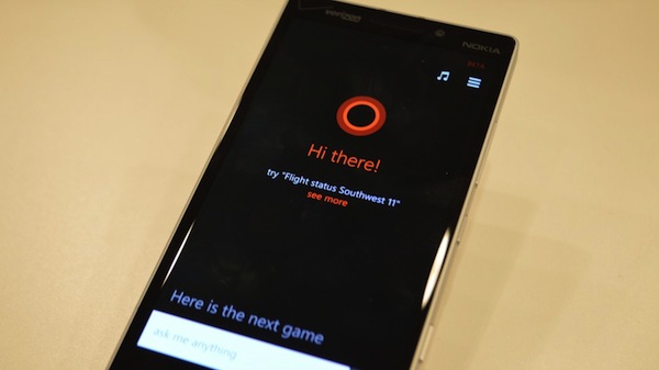 Giao diện của Cortana