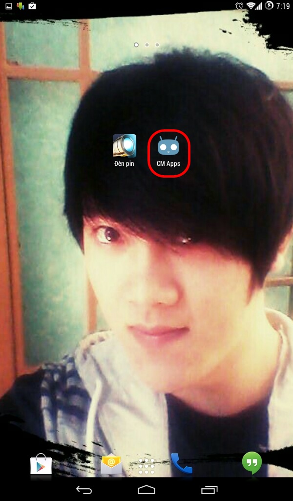 iCon ứng dụng CM Apps sau khi tải về máy