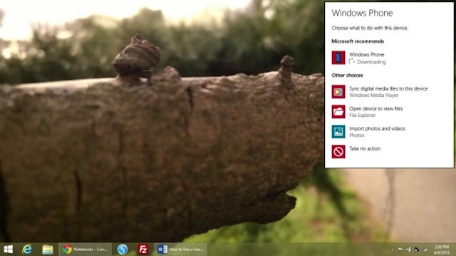 Chọn Open Device to View Files