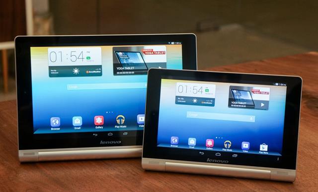 Lenovo Yoga Tablet 8 và 10 được cập nhật Android KitKat