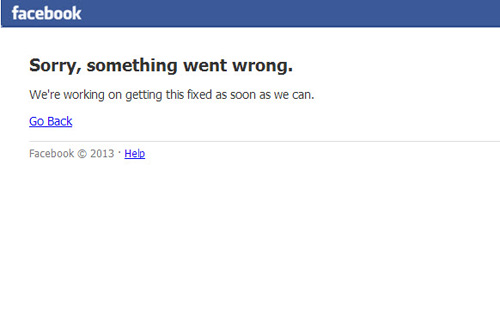 Lỗi Facebook Lỗi Facebook
