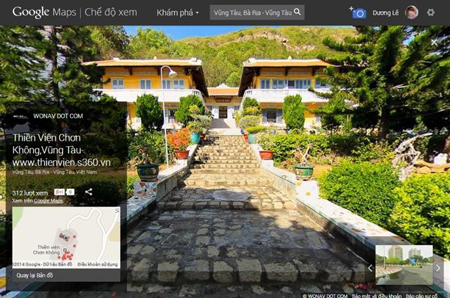 Đầu tiên bạn hãy truy cập vào Google Street View tại đây và gõ từ khóa là Vũng Tàu