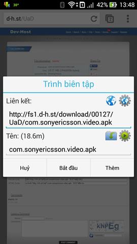 Tải file .apk Sony Movies v7.1.A.0.4 về tại đây và cài đặt như bình thường