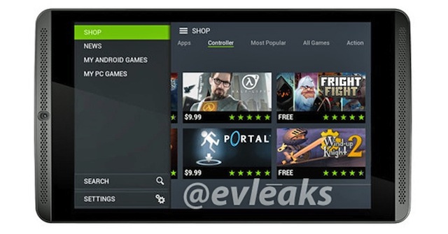 Ảnh rò rỉ của máy tính bảng NVIDIA Shield