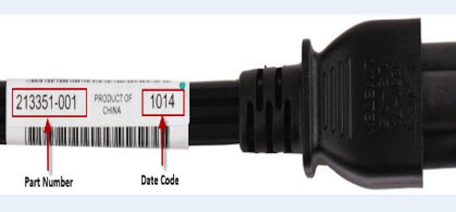 Xem ngày tháng sản xuất trên dây nối
