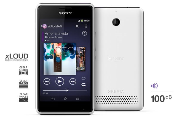 Xperia E1 có nhiều tính năng độc đáo