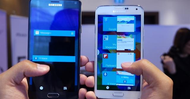 Nhờ có màn hình lớn hơn, nên Galaxy Note 4 có thể hiển thị nội dung thoải mái hơn