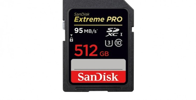 512GB Extreme Pro SDXC UHS-I