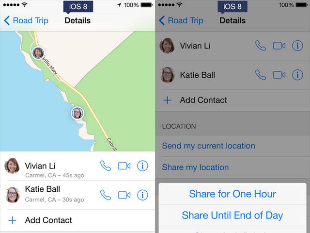 iOS 8 vs iOS 7