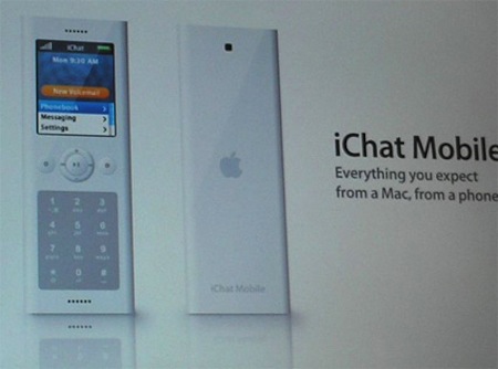 iChat Mobile với thiết kế y như iPod