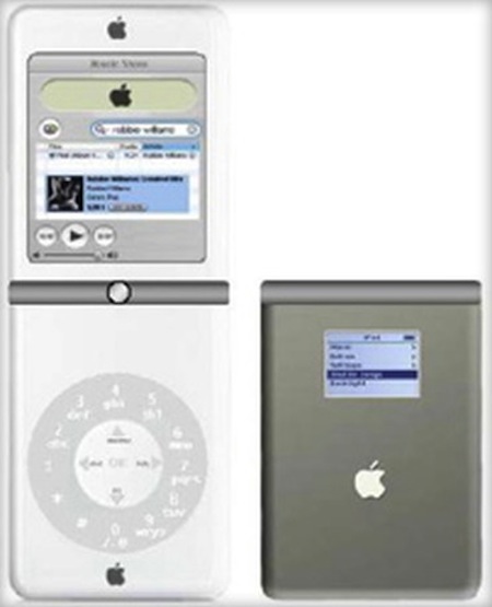 iPhone nắp gập với thiết kế khá thô