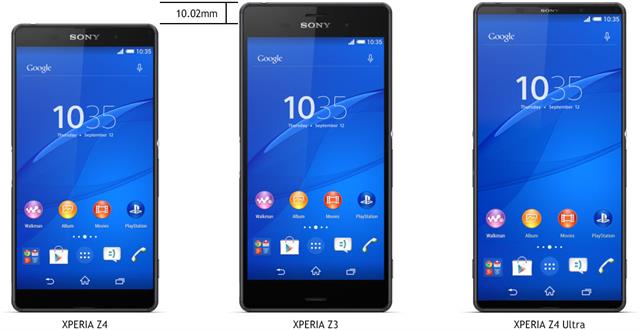 Siêu phẩm Xperia Z4 và Z4 Ultra rò rỉ ảnh mới với viền cạnh cực mỏng