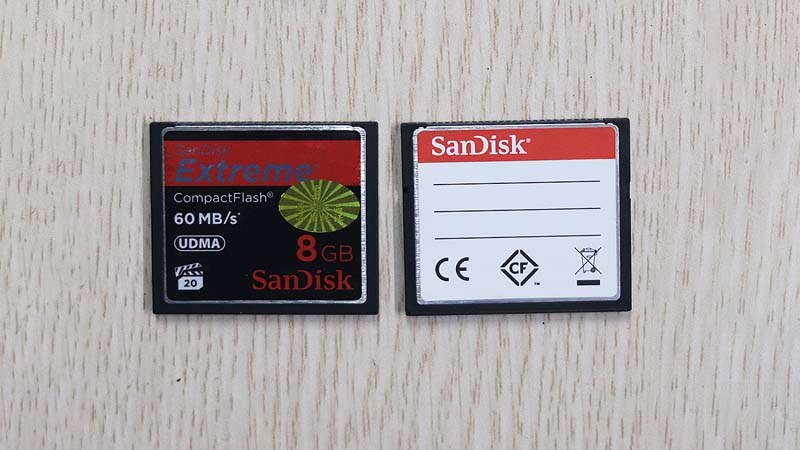 Thẻ nhớ CompactFlash trên các dòng máy ảnh chuyên nghiệp