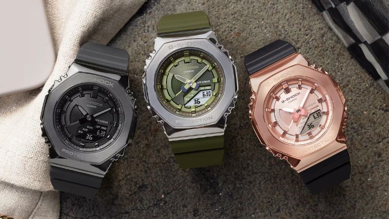 G-SHOCK được thiết kế với nhiều chất liệu khác nhau