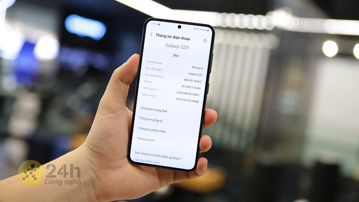 Trên tay Galaxy S23