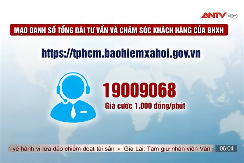 Số tổng đài chăm sóc khách hàng chính thức Bảo hiểm xã hội Việt Nam là 19009068