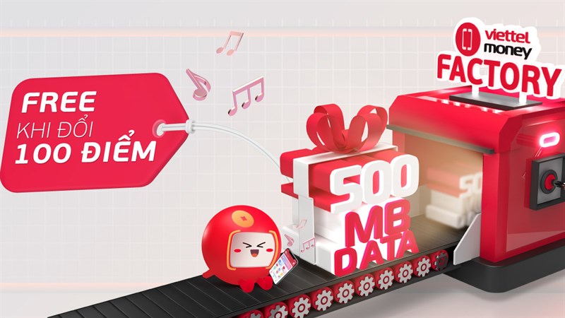 Cách đổi 500MB Data Viettel