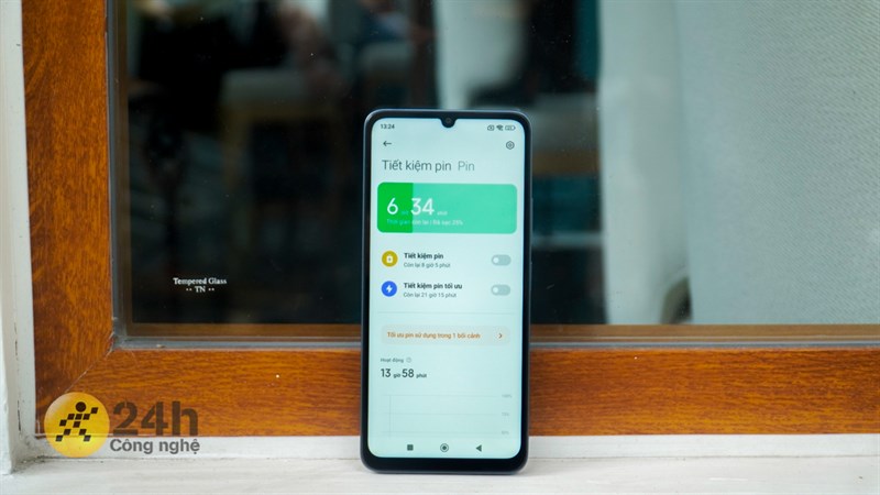 Redmi 13C vừa có pin 5.000 mAh, vừa có các chế độ tiết kiệm pin Redmi 13C vừa có pin 5.000 mAh, vừa có các chế độ tiết kiệm pin