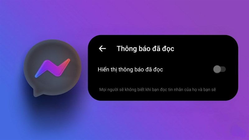 Cách tắt đã xem trên Messenger