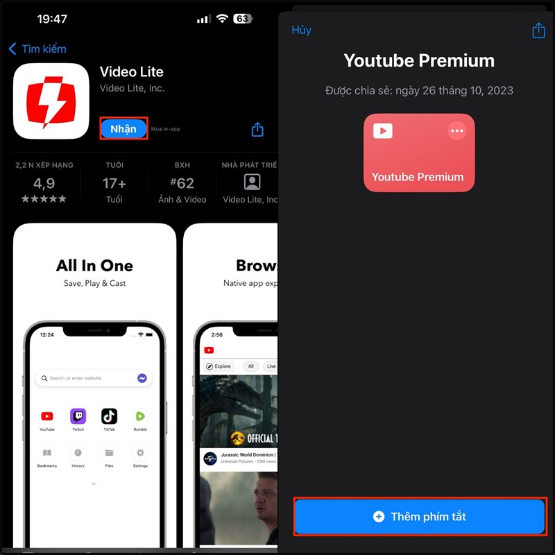 Cách sử dụng Youtube Premium miễn phí trên iPhone