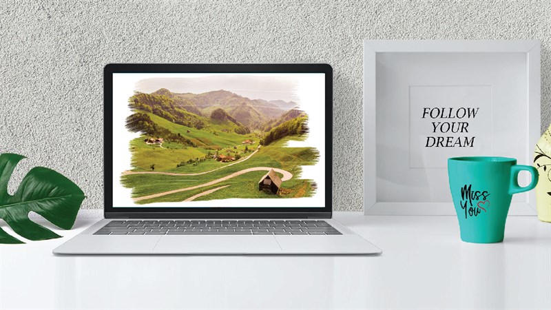 Cách tạo viền hiệu ứng vết sơn trong Photoshop Cách tạo viền hiệu ứng vết sơn trong Photoshop