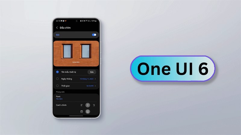 Cách chỉnh vị trí watermark cho ảnh trên One UI 6.0