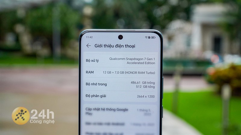 Honor 90 được trang bị bộ cấu hình mạnh mẽ với Snapdragon 7 Gen 1. Honor 90 được trang bị bộ cấu hình mạnh mẽ với Snapdragon 7 Gen 1.