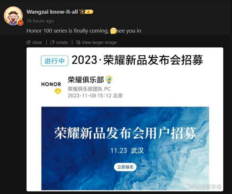 Honor 100 Series