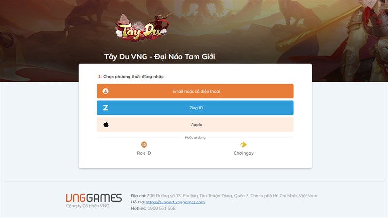 Fullcode Tây Du VNG Fullcode Tây Du VNG