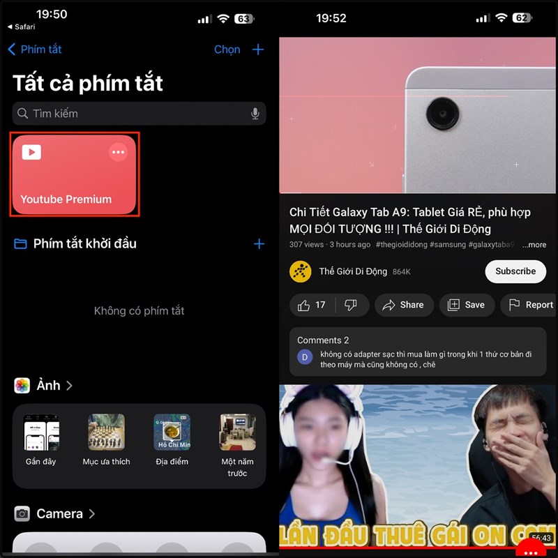 Cách sử dụng Youtube Premium miễn phí trên iPhone