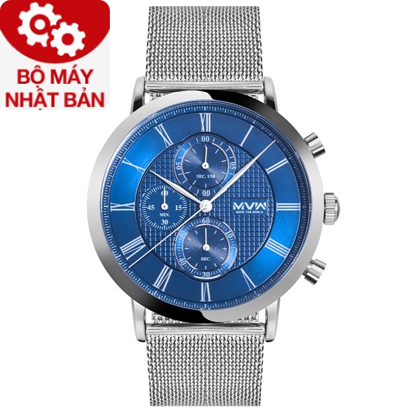 Đồng hồ MVW Sport 43 mm Nam MS048-01