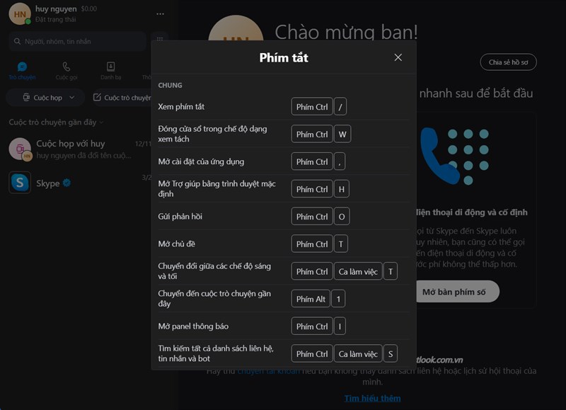 Mẹo dùng Skype