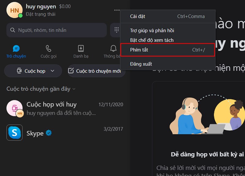 Mẹo dùng Skype