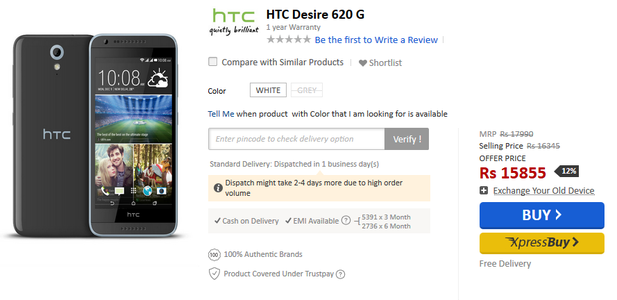 Desire 620G