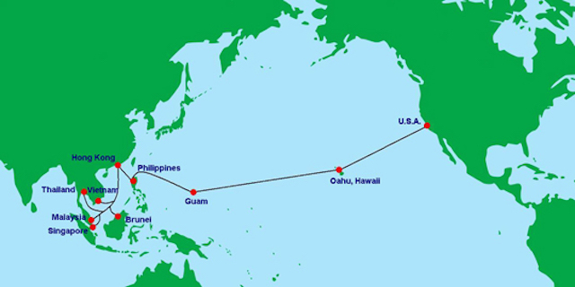Cáp quang biển lại bị hỏng