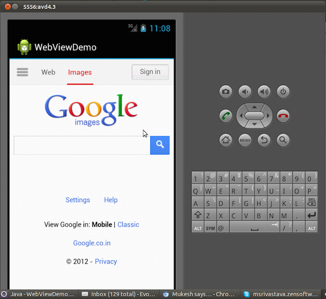 Tính năng WebWiew