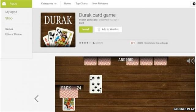 Ứng dụng độc hại Durak