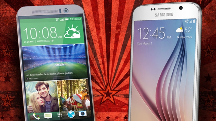 HTC One M9 và Galaxy S6 HTC One M9 và Galaxy S6
