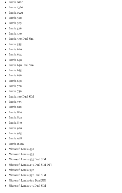 Loạt thiết bị Lumia được hỗ trợ bản Windows 10 mới Loạt thiết bị Lumia được hỗ trợ bản Windows 10 mới