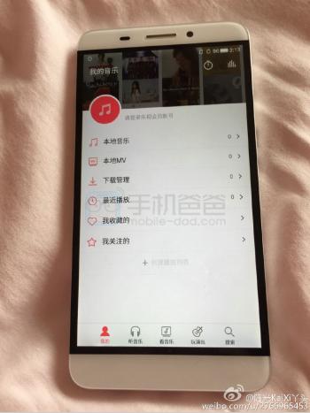 Ảnh rò rỉ smartphone LeTV mới3 Ảnh rò rỉ smartphone LeTV mới3