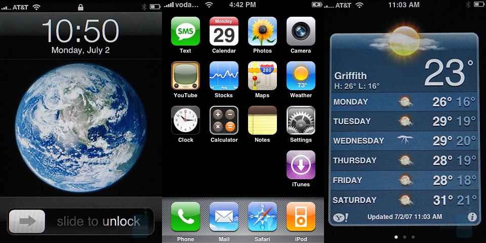 iPhone OS 1.x iPhone OS 1.x