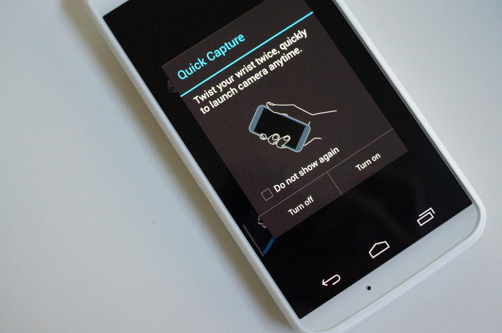 Tính năng Quick Capture Camera trên Moto X