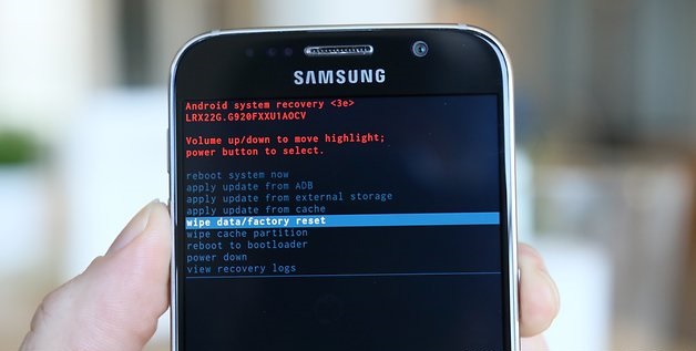 Menu Recovery trên Galaxy S6