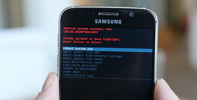 Reboot System now Galaxy S6