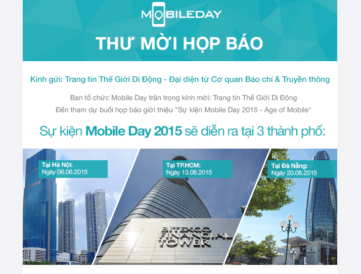 Sự kiện Vietnam Mobile Day 2015 sẽ là sân chơi lớn cho những ai yêu thích công nghệ Mobile