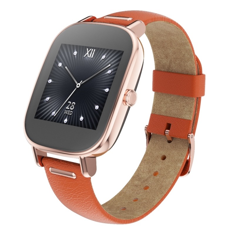 ZenWatch 2 có một nút xoay ở bên cạnh ZenWatch 2 có một nút xoay ở bên cạnh